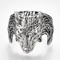 Alloy Cuff Finger Rings&nbsp;RJEW-T006-34