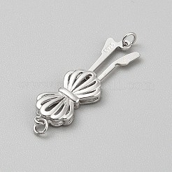 925 Sterling Silver Box Clasps&nbsp;STER-WH0004-062P