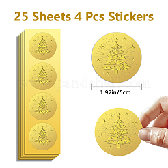 Plastic Self Adhesive Gold Foil Embossed Stickers&nbsp;DIY-WH0211-412