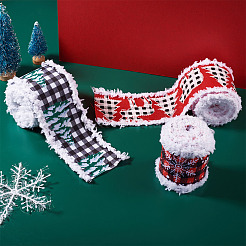 3 Rolls 3 Style Polyester Ribbons&nbsp;OCOR-PJ0001-008
