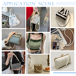 4Pcs 2 Style Plastic Imitation Pearl Bead Bag Straps&nbsp;FIND-PH0008-20