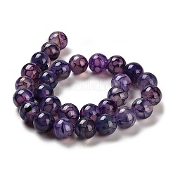 Natural Dragon Veins Agate Dyed Beads Strands&nbsp;G-H290-A01-02A