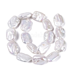 Natural Baroque Keshi Pearl Beads Strands&nbsp;PEAR-S020-D12
