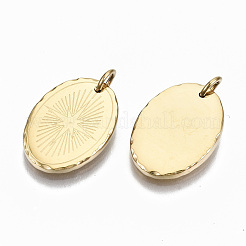 304 Stainless Steel Pendants&nbsp;STAS-S116-035G