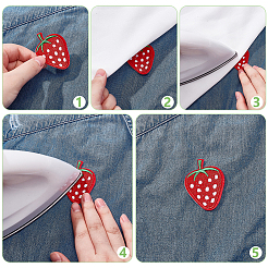 Polyester Clothing Patches&nbsp;PATC-WH0022-42