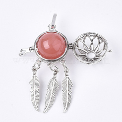 Alloy Cage Big Pendants&nbsp;G-S246-15