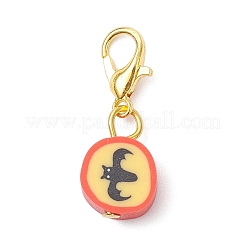 Handmade Polymer Clay Pendant Decorations&nbsp;HJEW-JM04028-02