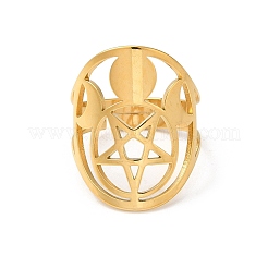304 Stainless Steel Adjustable Rings for Women&nbsp;LS-RJEW-G291-01G