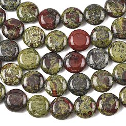 Natural Dragon Blood Jasper Beads Strands&nbsp;G-L648-B02-15mm