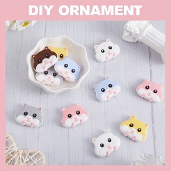 12Pcs 6 Styles Hamster Silicone Beads&nbsp;JX650A