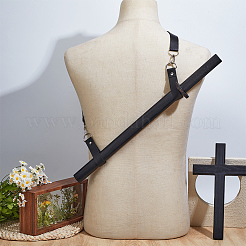 Adjustable Imitation Leather Medieval Back Sword Straps&nbsp;AJEW-WH20006-372