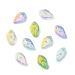 100Pcs 5 Colors Electroplate Handmade Lampwork Beads&nbsp;LAMP-CJ0002-94