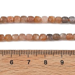 Natural Multi-Moonstone Beads Strands&nbsp;G-D103-C01