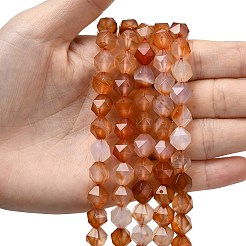 Natural Red Agate Beads Strands&nbsp;G-Z119-A02-03
