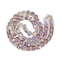 Electroplate Glass Beads Strands&nbsp;EGLA-T021-06F