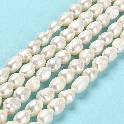 Natural Cultured Freshwater Pearl Beads Strands&nbsp;PEAR-E016-084
