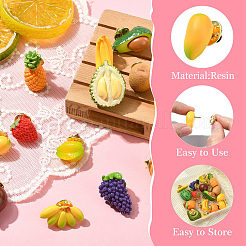 16Pcs 16 Styles Resin Alloy Lapel Pin Backs for Backpack Clothes&nbsp;JEWB-CJ0001-59