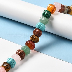 Natural & Synthetic Mixed Gemstone Beads Strands&nbsp;G-K335-02B