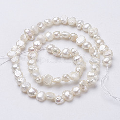 Natural Cultured Freshwater Pearl Beads Strands&nbsp;PEAR-P002-54