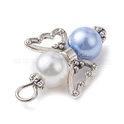 10Pcs Glass Pendants&nbsp;PALLOY-JF00569-10A