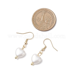 2 Pairs 304 Stainless Steel Plastic Pearl Dangle Earrings&nbsp;EJEW-JE06658
