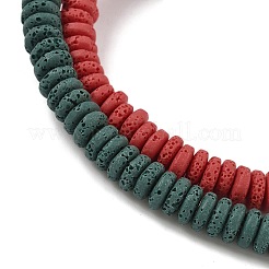 Handmade Porcelain Imitation Lava Rock Beads Strands&nbsp;PORC-P032-07M