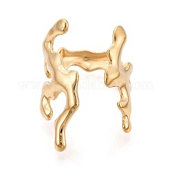 Ion Plating(IP) 304 Stainless Steel Cuff Open Rings for Women&nbsp;RJEW-N052-21G