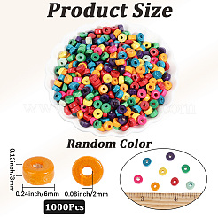 1000Pcs Natural Maple Wood Beads&nbsp;WOOD-PA0001-62