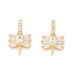 Eco-Friendly Brass Micro Pave Cubic Zirconia Pendants&nbsp;KK-I698-30G