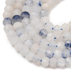 Natural Blue White Dumortierite Beads Strands&nbsp;GG-CBA9631-C01-01