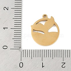 Ion Plating(IP) 304 Stainless Steel Pendants&nbsp;STAS-C108-17G