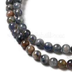 Natural Dumortierite Quartz Beads Strands&nbsp;G-H298-A06-01