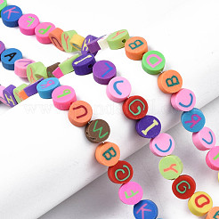 Handmade Polymer Clay Bead Strands&nbsp;CLAY-N006-76