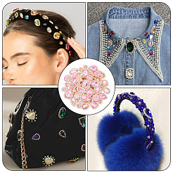 100Pcs Teardrop/Heart/Star Sew on Rhinestones&nbsp;GACR-TA0001-07E