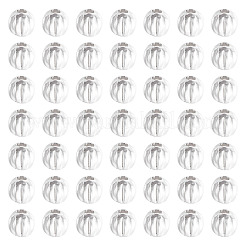 50Pcs 925 Sterling Silver Corrugated Beads&nbsp;STER-TA0001-31
