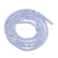 Dyed Synthetic Blue Lace Agate Beads Strands&nbsp;GG-CBA0389-A02-2mm