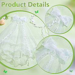 1Pc Polyester Bridal Veils&nbsp;AJEW-WR0003-19