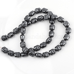 Non-magnetic Synthetic Hematite Beads Strands&nbsp;X-G-R260-35