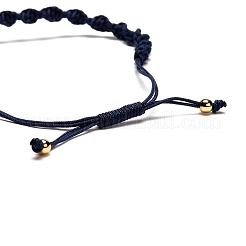 Adjustable Round Natural Gemstone Beads Bracelets for Women or Men&nbsp;BJEW-JB06840