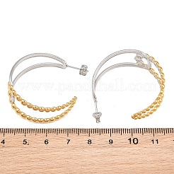 304 Stainless Steel Stud Earrings for Women&nbsp;SA-CBA45D5-34GP