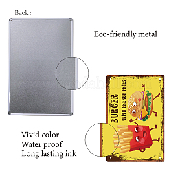 Rectangle Metal Iron Sign Poster&nbsp;AJEW-WH0157-310