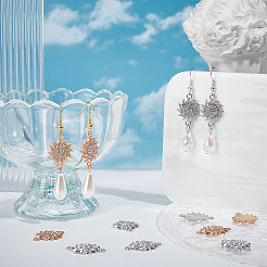 40Pcs 2 Styles Alloy Crystal Rhinestone Connector Charms&nbsp;FIND-SC0025-27