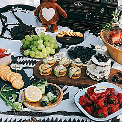 1 Set Paper Chalkboard Cake Toppers&nbsp;DIY-CN0003-21A