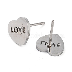 Non-Tarnish 304 Stainless Steel Stud Earrings&nbsp;EJEW-M242-02I-P