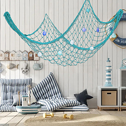 Cotton and Linen Fishing Net&nbsp;AJEW-CN0007-45B