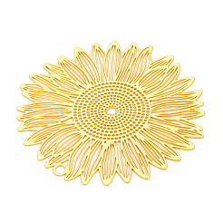 Brass Filigree Big Pendants&nbsp;KKC-T003-13G
