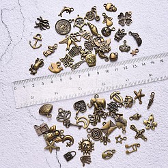 Tibetan Style Alloy Pendants&nbsp;TIBEP-YW0001-07AB