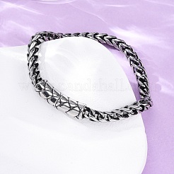316 Surgical Stainless Steel Wheat Chain Bracelets for Men Women&nbsp;BJEW-Q349-16P