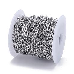 Tarnish Resistant 304 Stainless Steel Figaro Chains&nbsp;CHS-K001-82