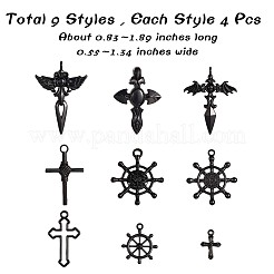 36Pcs Halloween Alloy Pendants&nbsp;JX194A